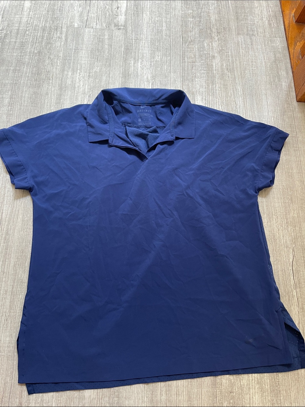 Nike Navy Short Sleeve Polo Shirt